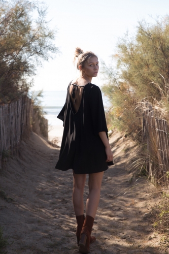 Robe Mila Plumes