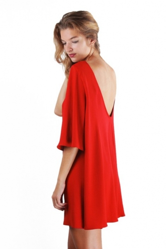 robe dos nu oversize large et fluide Mila